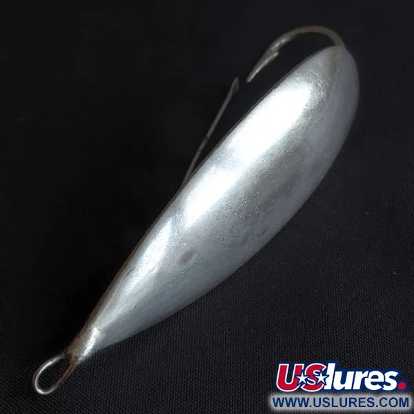 Vintage   Johnson Silver Minnow, 3/5oz silver fishing spoon #19977