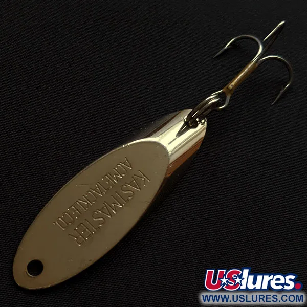 Vintage  Acme Kastmaster, 1/2oz gold fishing spoon #20025