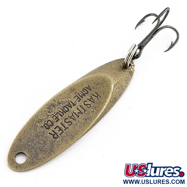 Vintage  Acme Kastmaster, 1/4oz brass fishing spoon #20028