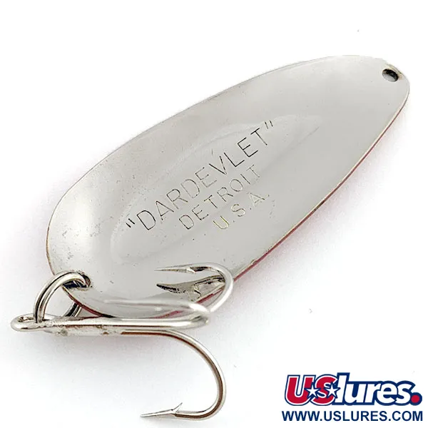 Vintage  Eppinger Dardevle Dardevlet, 3/4oz Red Devle fishing spoon #20035