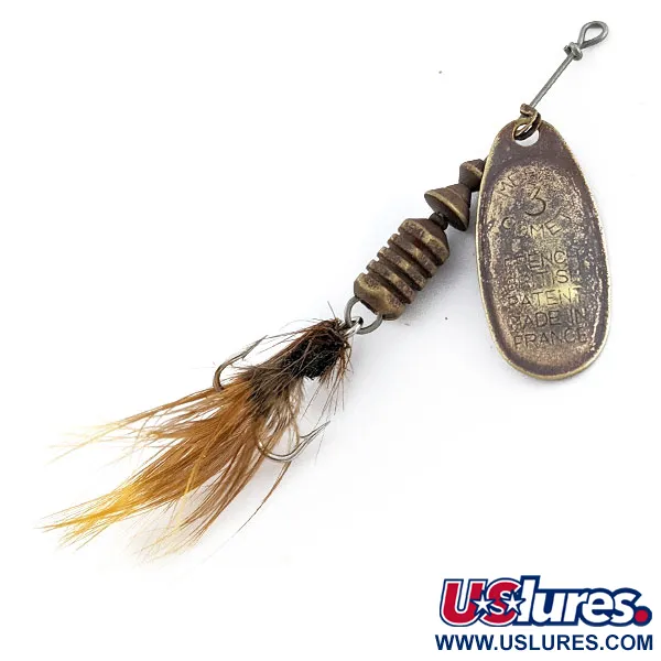 Vintage   Mepps Comet 3 Dressed (1960s)​, 1/4oz Assembled in USA / (components made in France) spinning lure #20052