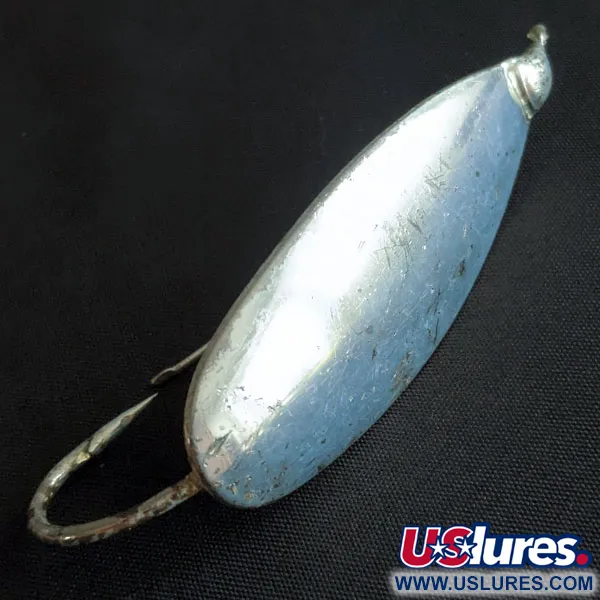 Vintage   Johnson Silver Minnow, 1/2oz silver fishing spoon #20057