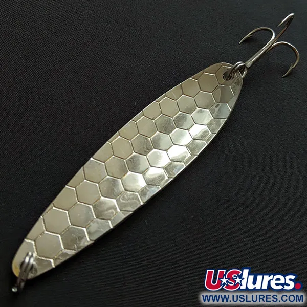 Vintage  Silver Horde / Gold Star  Silver Horde Gold Star KF 5H, 3/5oz rainbow/silver fishing spoon #20088