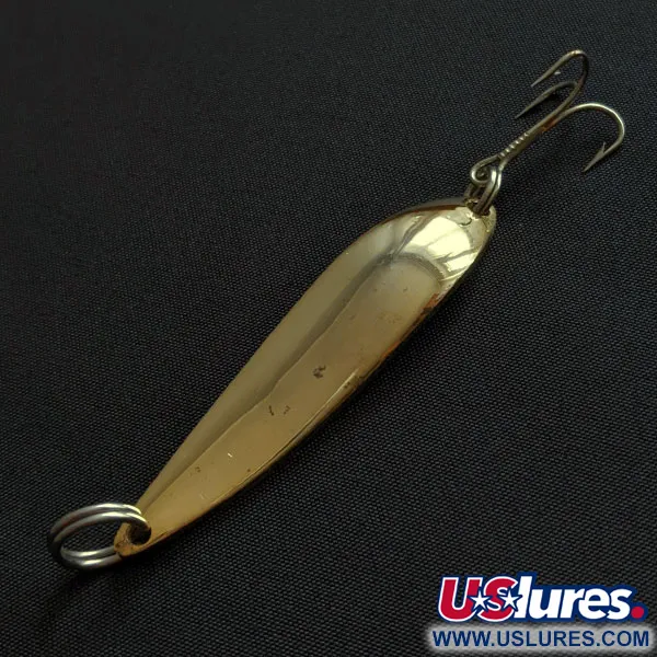 Vintage  Acme Fiord Spoon, 2/5oz gold fishing spoon #20090