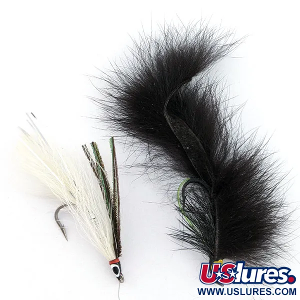  Other Scientific Anglers Bass Streamers 3М,  black White fishing #20093