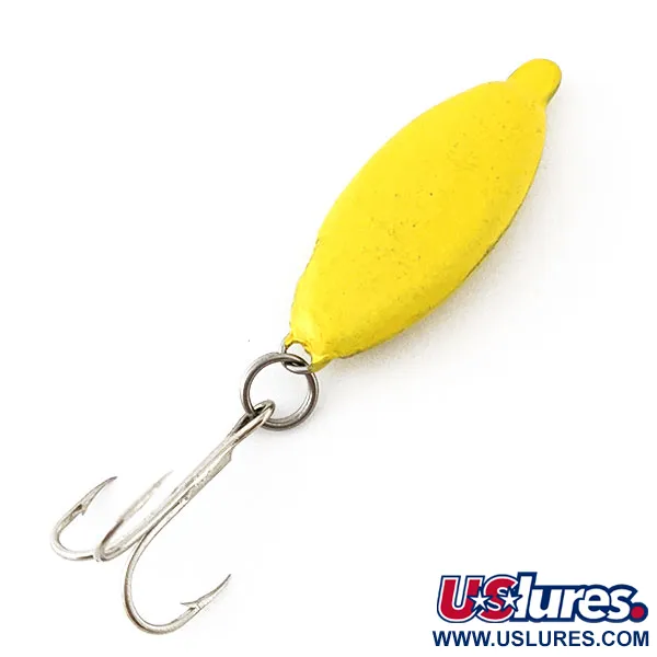 Vintage   Worth Slab Jig , 2/3oz yellow fishing spoon #20169