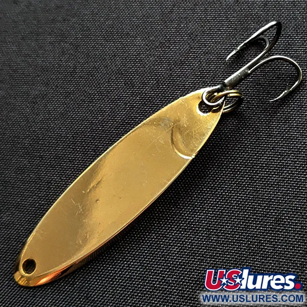 Vintage  Acme Kastmaster, 1/4oz gold fishing spoon #20175