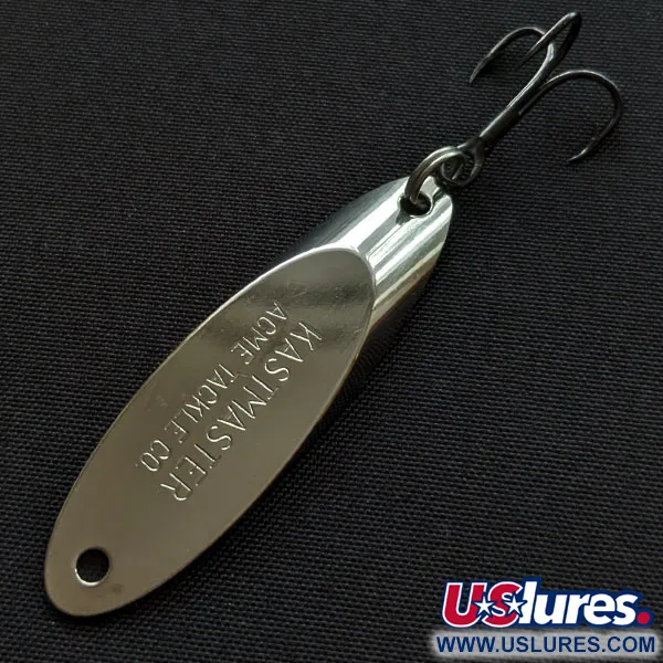 Vintage  Acme Kastmaster, 1/4oz nickel fishing spoon #20176