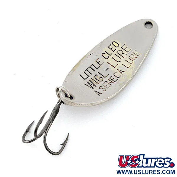 Vintage   Seneca Little Cleo, 1/4oz nickel fishing spoon #20182