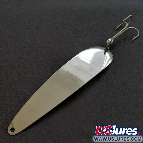 Vintage  Eppinger Dardevle  Flutter Seadevlet 6100-T, 1/4oz silver fishing spoon #20228