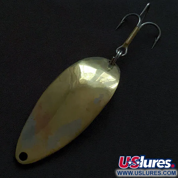 Vintage  Seneca Little Cleo (Hula Girl), 2/3oz gold fishing spoon #20238