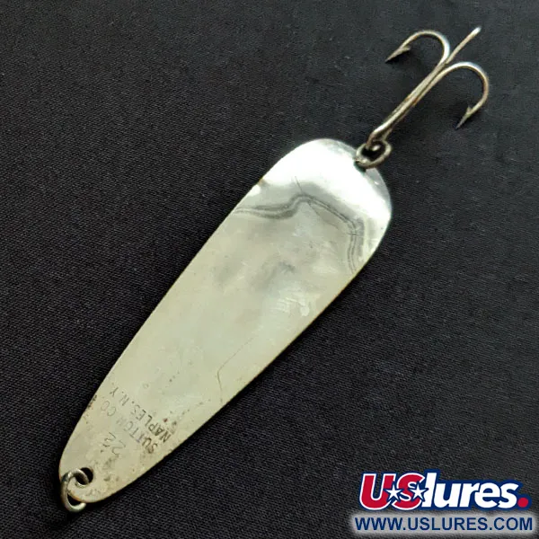 Vintage   Sutton Spoon 22, 1/8oz silver fishing spoon #20252