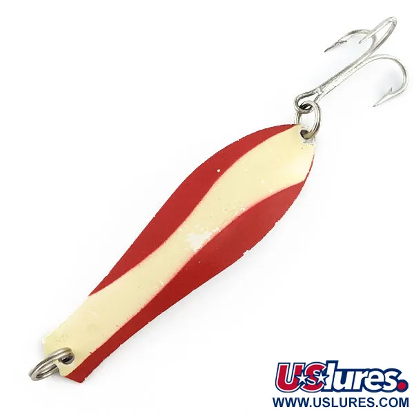 Vintage  Prescott Spinner Little Doctor 275, 3/4oz red/nickel fishing spoon #20253