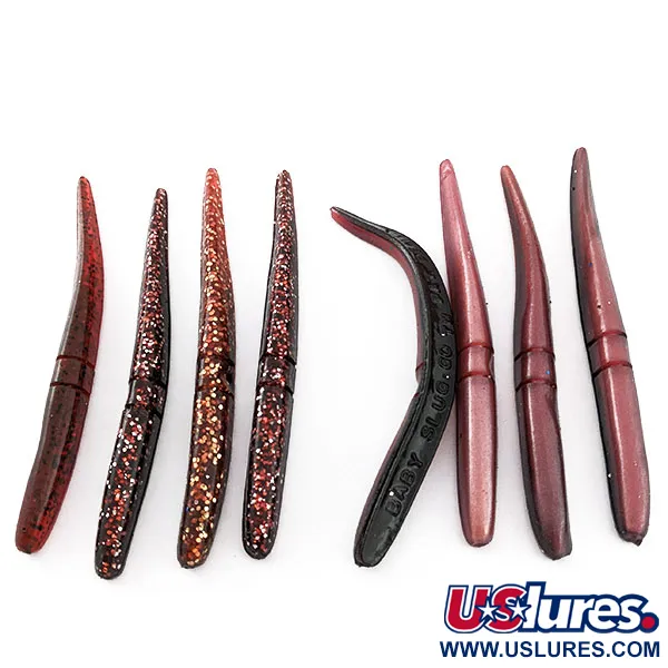   Lunker City Baby Slug-Go,  Red fishing #20288