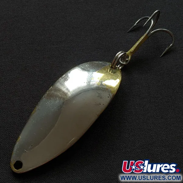 Vintage  Seneca Little Cleo (Hula Girl), 2/3oz nickel fishing spoon #20313