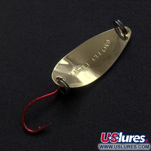 Vintage   Acme Little Cleo, 1/16oz gold fishing spoon #20329