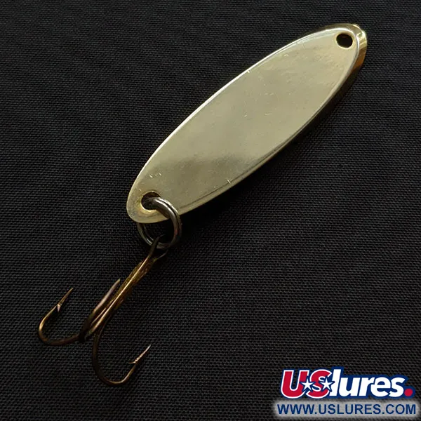 Vintage  Acme Kastmaster, 3/8oz gold fishing spoon #20337