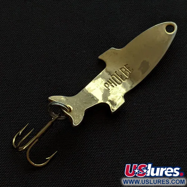 Vintage   Acme Phoebe, 1/8oz gold fishing spoon #20366