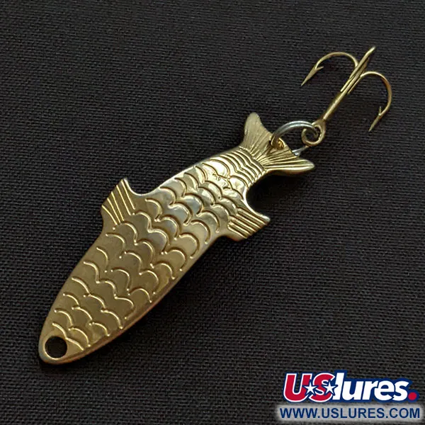 Vintage   Acme Phoebe, 1/8oz gold fishing spoon #20366