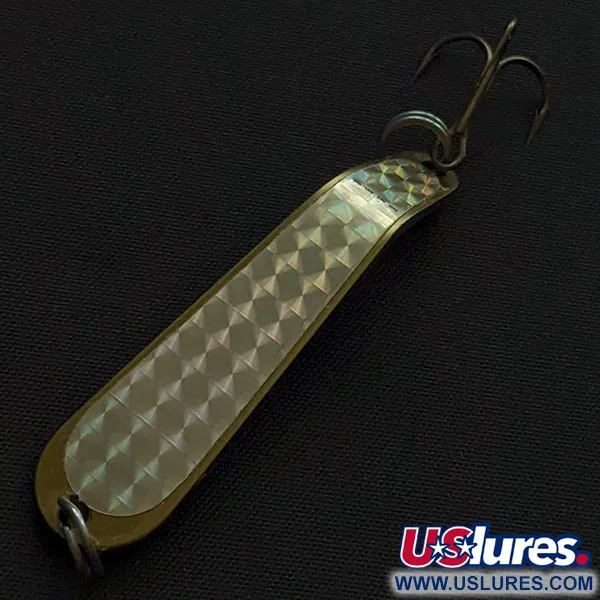 Vintage  Luhr Jensen Hus-lure, 1/4oz gold fishing spoon #20369
