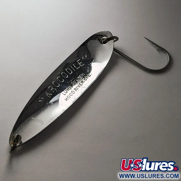 Vintage  Luhr Jensen Krocodile #5, 1oz mackerel fishing spoon #20377