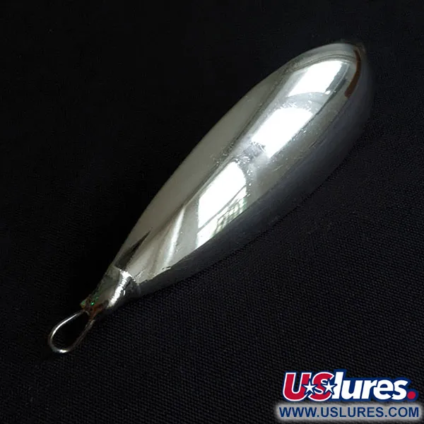 Vintage   Johnson Silver Minnow, 2/5oz silver fishing spoon #20378