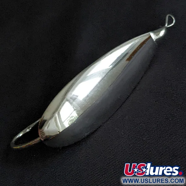 Vintage   Johnson Silver Minnow, 2/5oz silver fishing spoon #20378