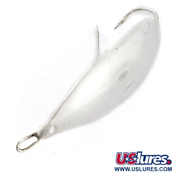 Vintage   Johnson Silver Minnow, 3/16oz nickel fishing spoon #20385