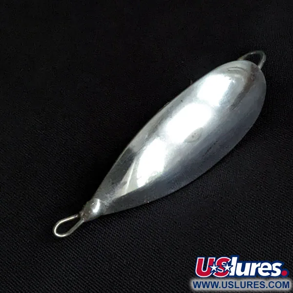 Vintage   Johnson Silver Minnow, 3/16oz nickel fishing spoon #20385