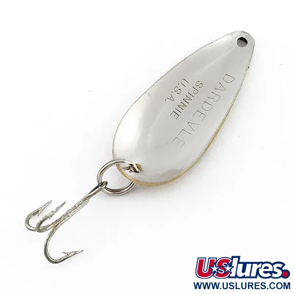 Vintage  Eppinger Dardevle Spinnie, 1/3oz Perch fishing spoon #20386