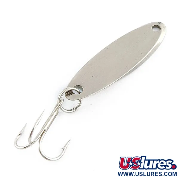 Vintage  Acme Kastmaster, 1/8oz nickel/blue fishing spoon #20393