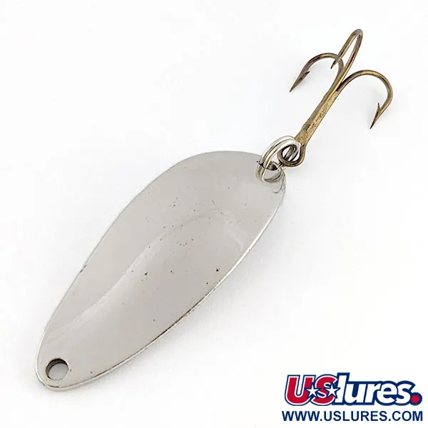 Vintage  Seneca Little Cleo (Hula Girl), 1/3oz nickel fishing spoon #20396