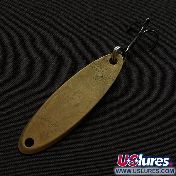 Vintage  Acme Kastmaster, 1/4oz brass fishing spoon #20410