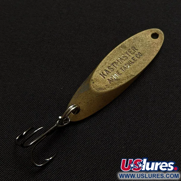 Vintage  Acme Kastmaster, 1/4oz brass fishing spoon #20410