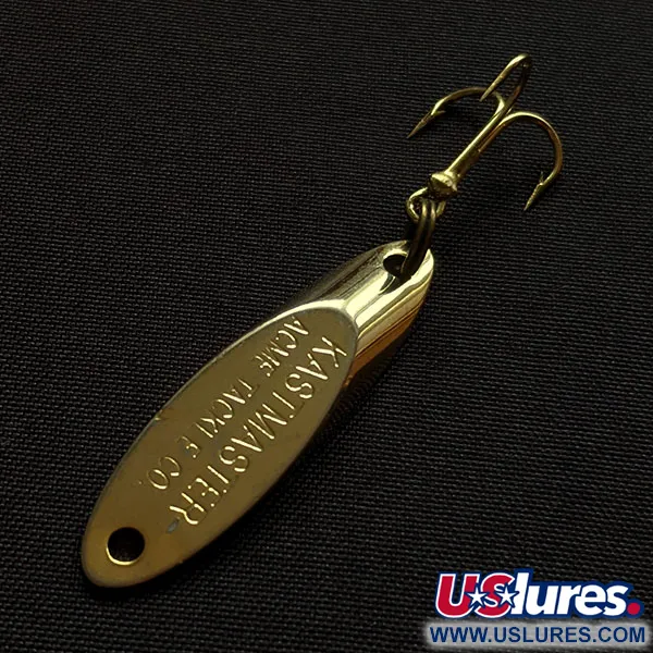 Vintage  Acme Kastmaster, 1/8oz gold fishing spoon #20411