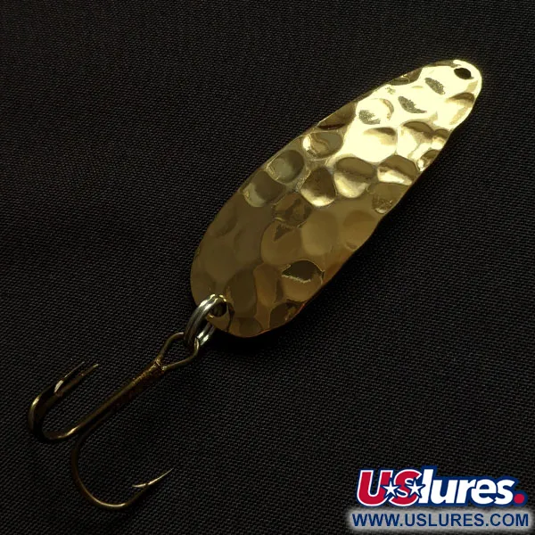 Vintage  Thomas Richards Canduit C13, 1/3oz gold fishing spoon #20414