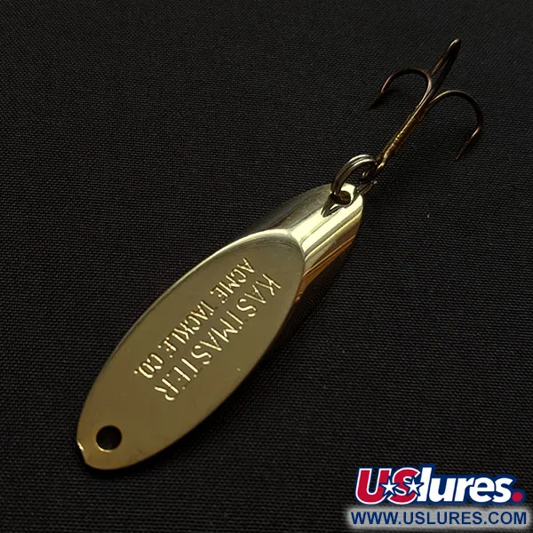 Vintage  Acme Kastmaster, 3/8oz gold fishing spoon #20415