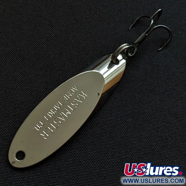 Vintage  Acme Kastmaster, 1/4oz nickel fishing spoon #20420
