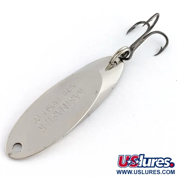 Vintage  Acme Kastmaster, 1/4oz nickel fishing spoon #20420