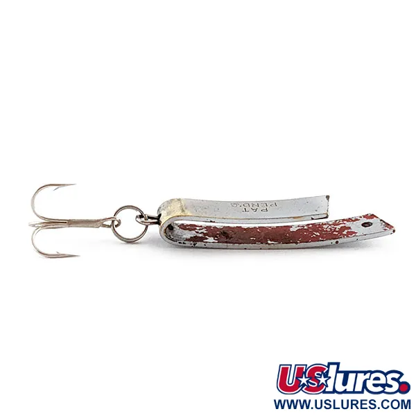 Vintage   South Bend Super-Duper 503, 1/8oz nickel/red fishing spoon #20423