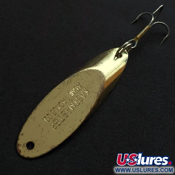 Vintage  Acme Kastmaster, 3/4oz gold fishing spoon #20452