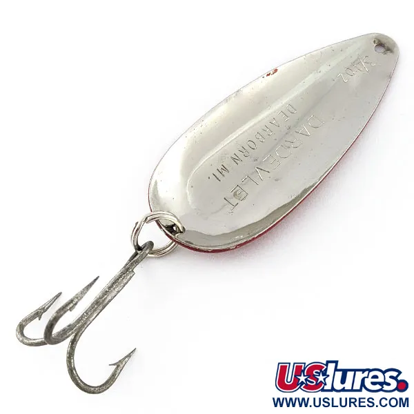 Vintage  Eppinger Dardevle Dardevlet, 3/4oz Red Devle fishing spoon #20454