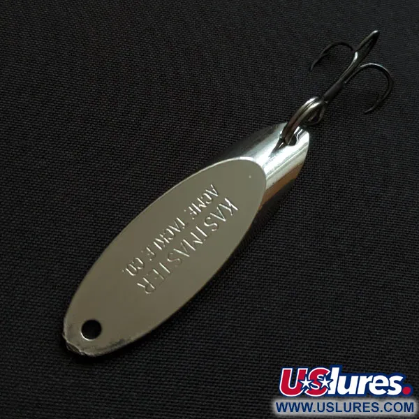 Vintage  Acme Kastmaster, 1/4oz nickel fishing spoon #20458