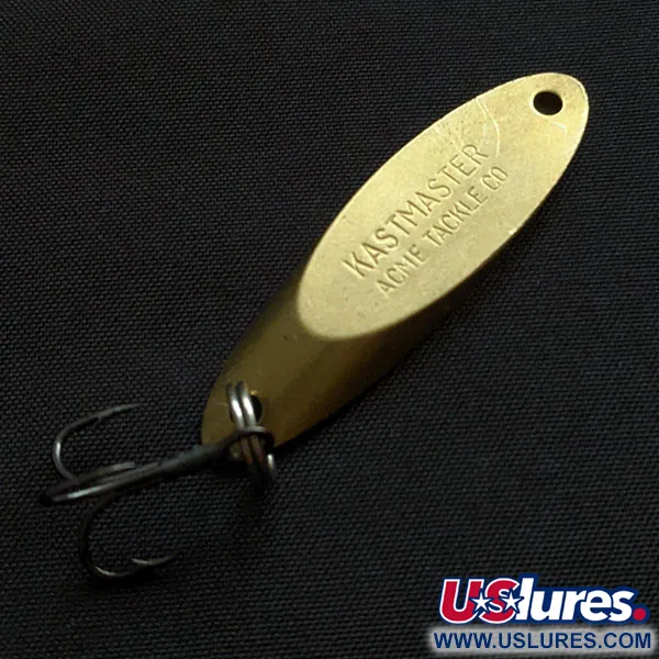 Vintage  Acme Kastmaster, 1/4oz brass fishing spoon #20459