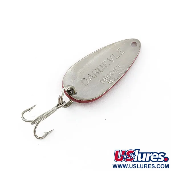 Vintage  Eppinger Dardevle Midget, 3/16oz Red Devle fishing spoon #20462