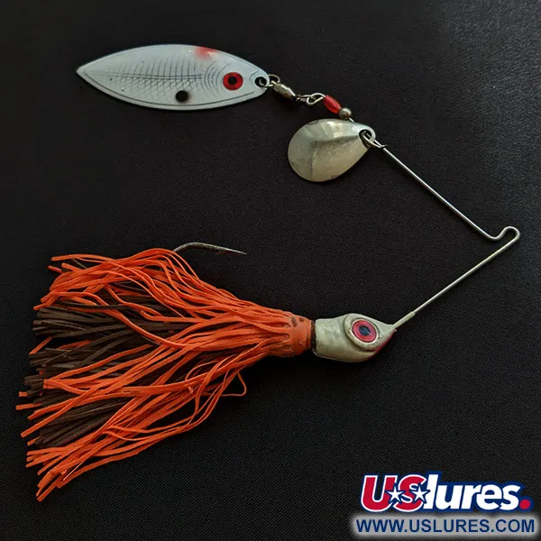 Vintage  Booyah BOOYAH Tandem Counter Strike Spinnerbait, 1/2oz white fishing #20471