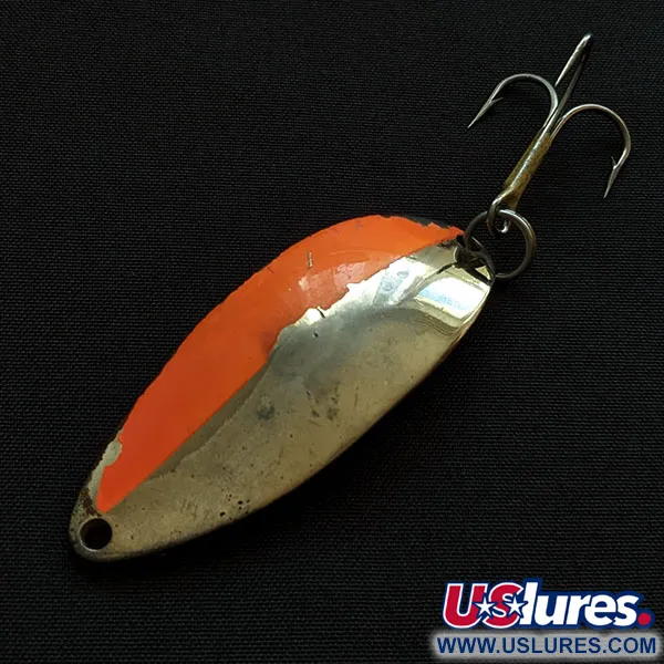 Vintage  Seneca Little Cleo (Hula Girl), 1/2oz gold/orange fishing spoon #20475