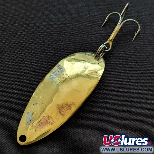 Vintage  Seneca Little Cleo (Hula Girl), 2/3oz gold fishing spoon #20476