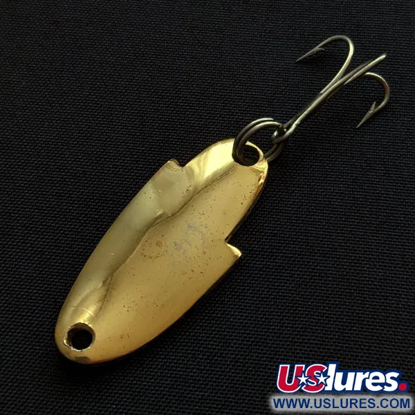 Vintage   Glen Evans Evans "561", 3/16oz gold fishing spoon #20484