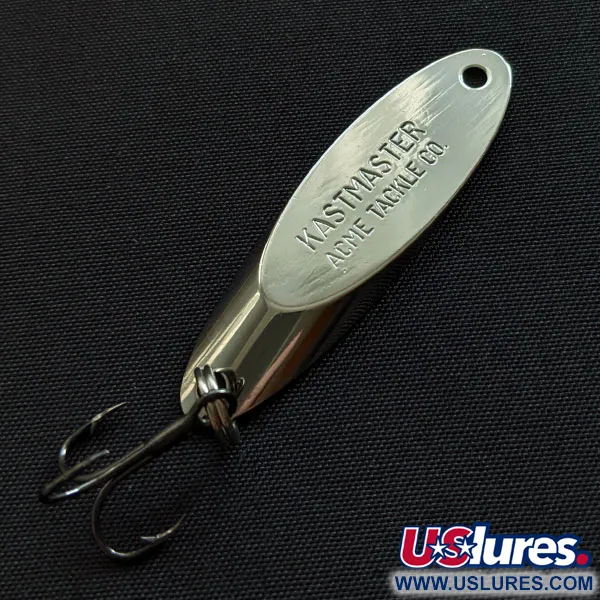 Vintage  Acme Kastmaster, 1/4oz nickel fishing spoon #20522